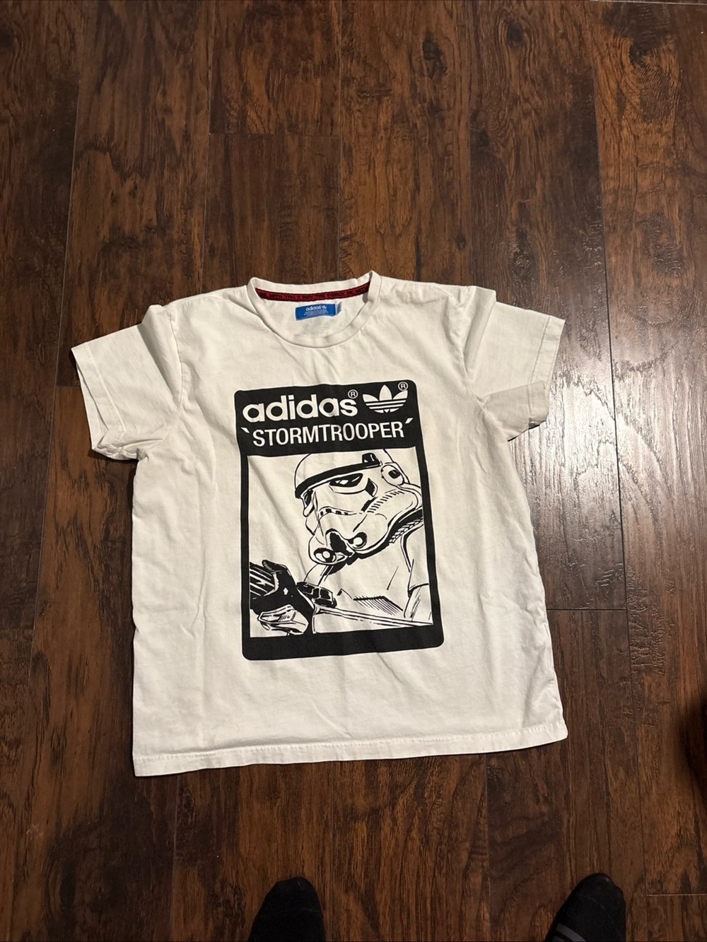 Adidas White Stormtrooper Graphic Tee